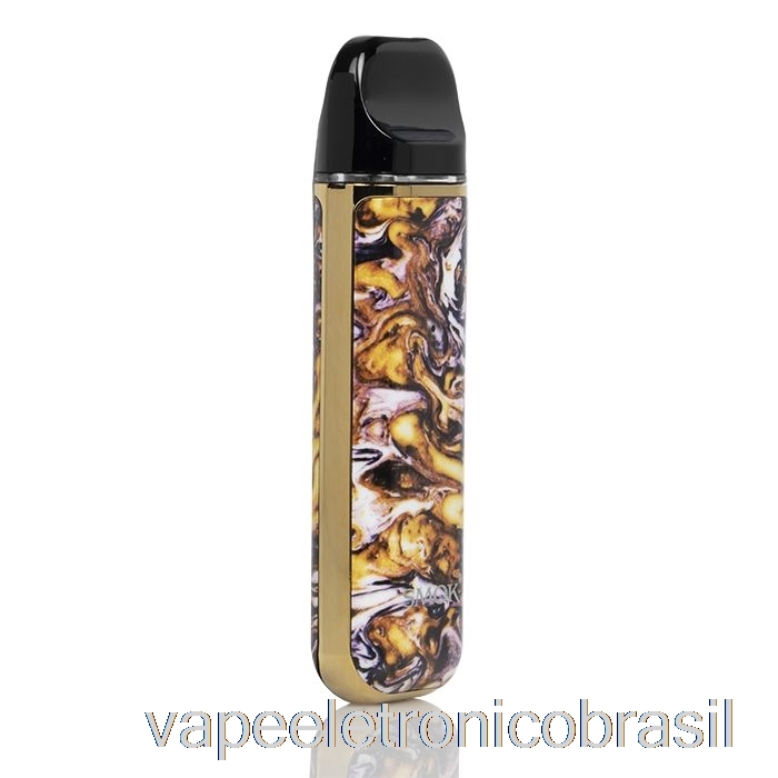 Vape Eletrônico Smok Novo 2 25w Pod System Resina Amarela/roxa